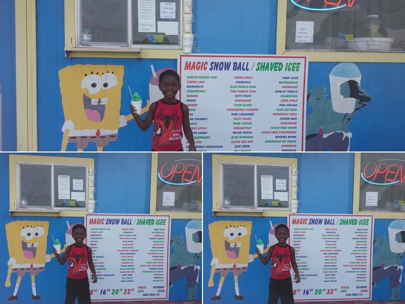Magic Sno Ball Menu