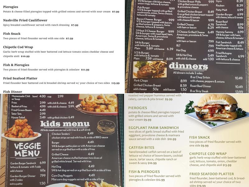 Houston Pub Menu