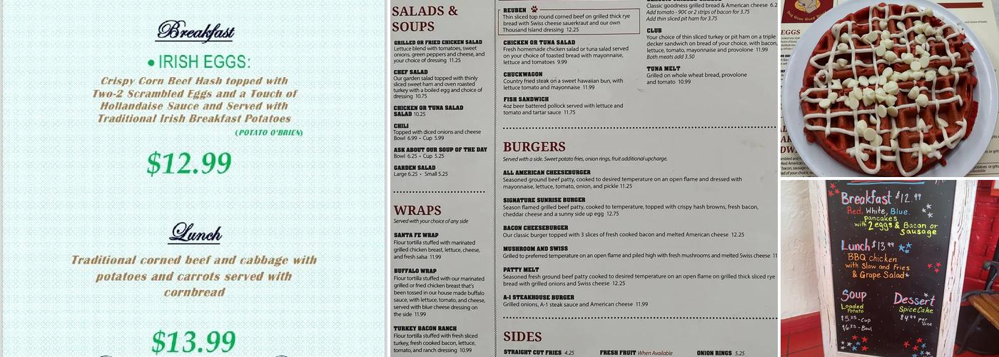 Darrell's Diner Menu