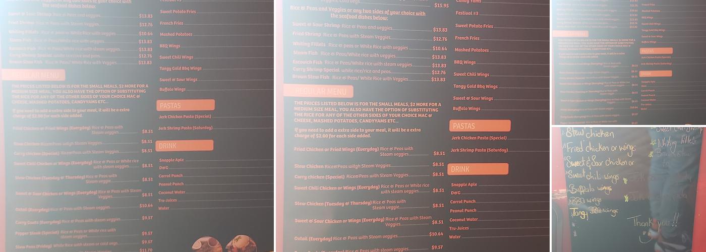 Carson's Kitchen Menu