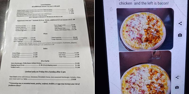 Two Sister's Deli Menu