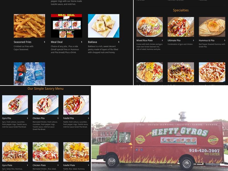 Hefty Gyros Menu