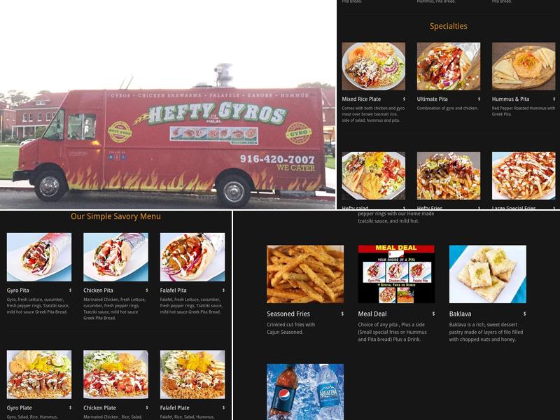 Hefty Gyros Menu