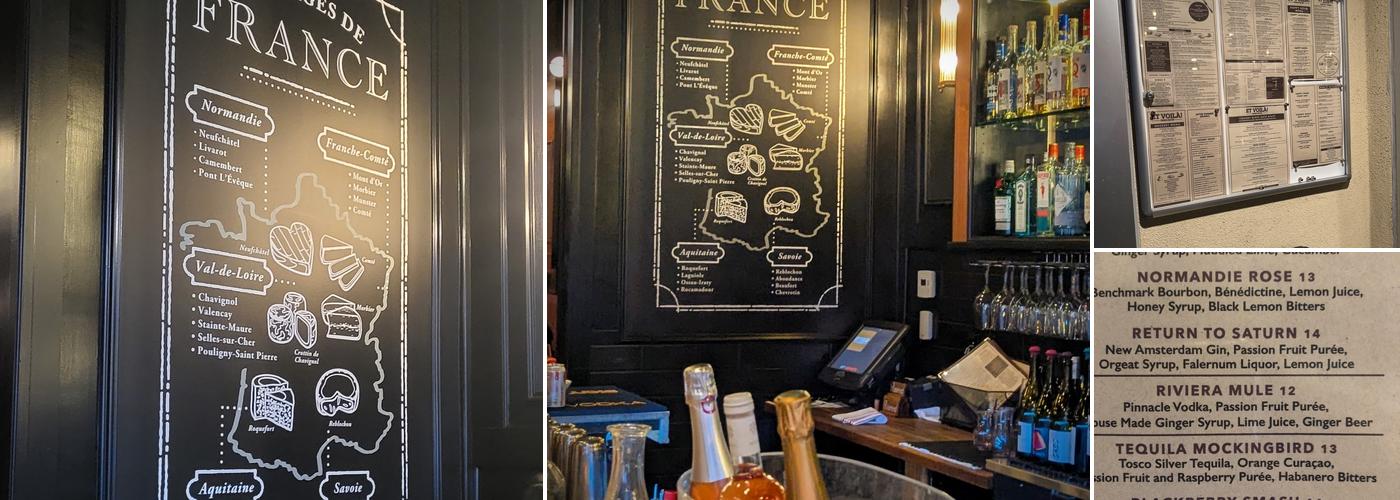 Et Voilà! French Bistro Menu