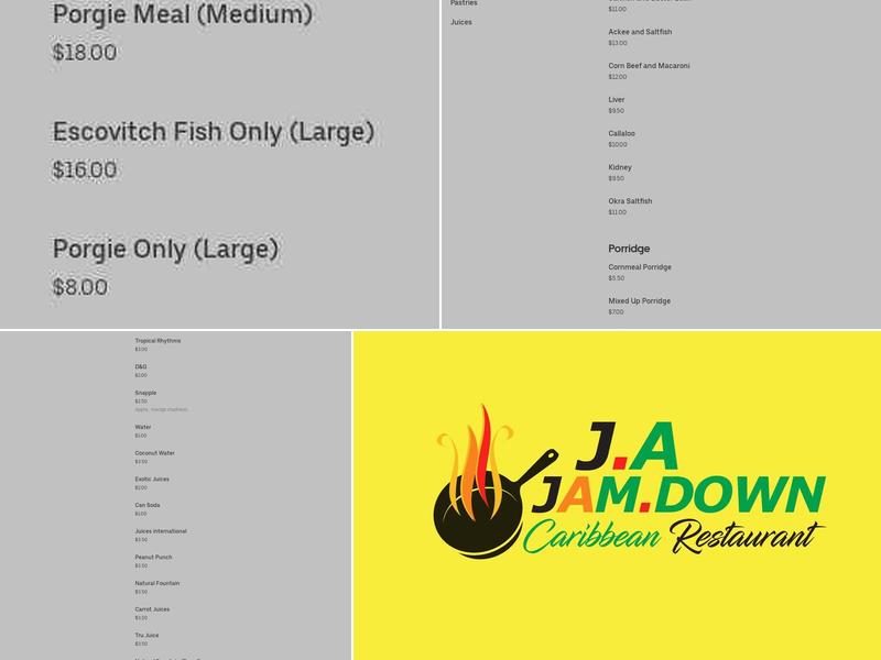 JamDown Menu