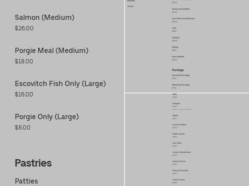 JamDown Menu