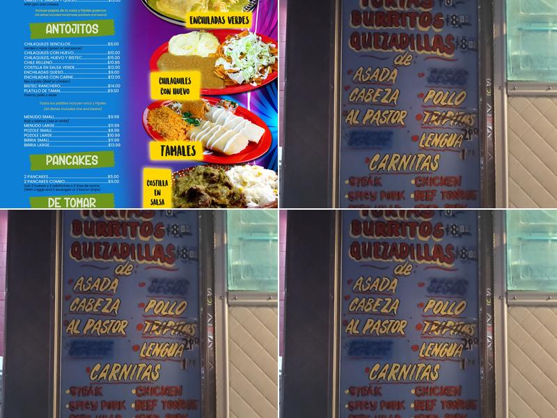 Tacos El Sinaloense Menu