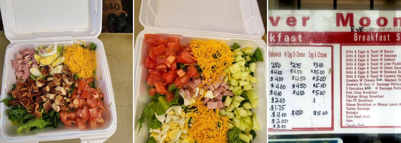 Silver Moon Restaurant Menu