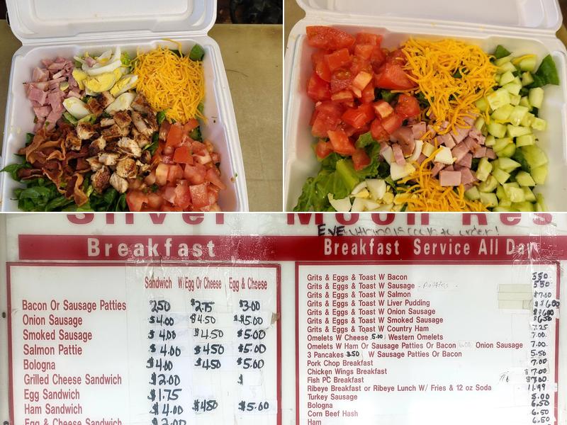 Silver Moon Restaurant Menu