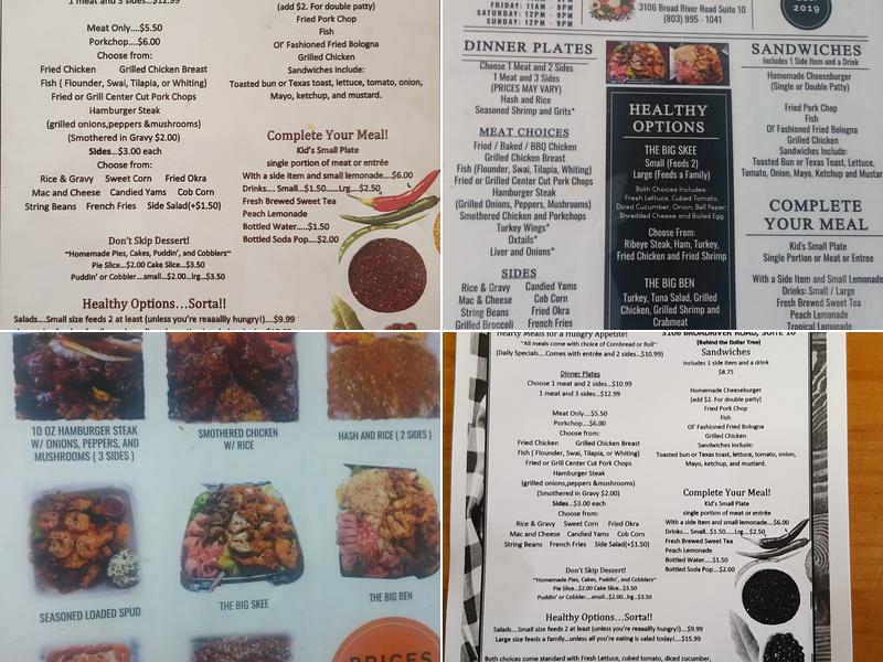 Seasoned with Soul... Menu