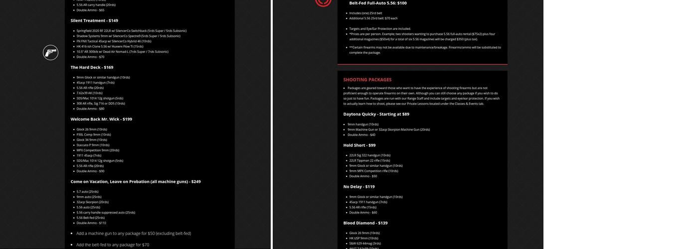 TopGun Menu