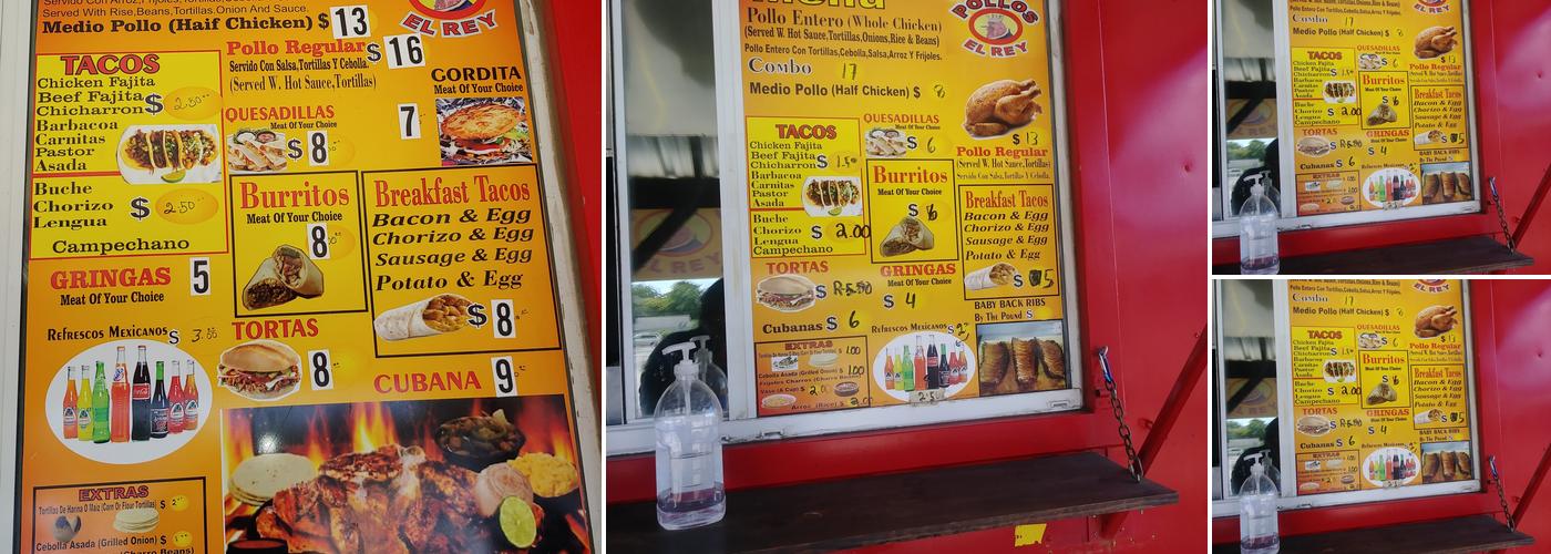 Pollos El Rey #2 Menu