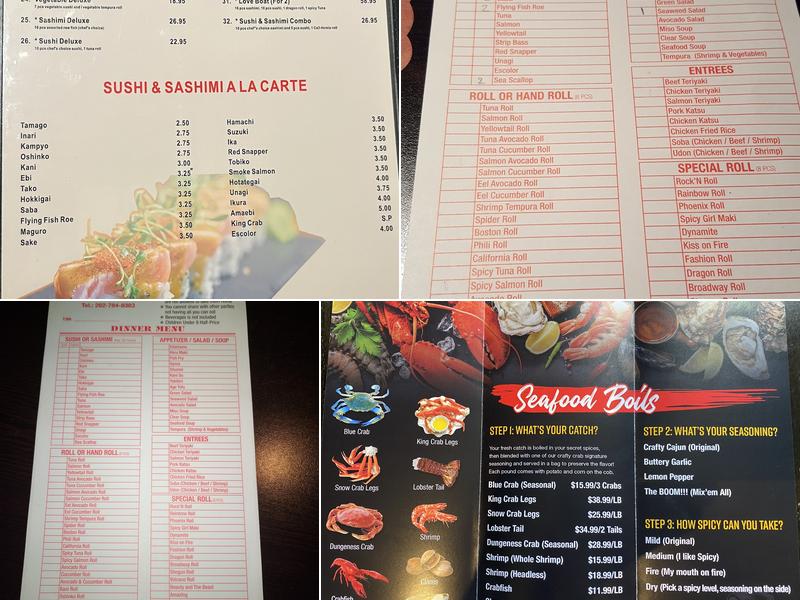 Yamato Sushi House 大和寿司ハウス Menu