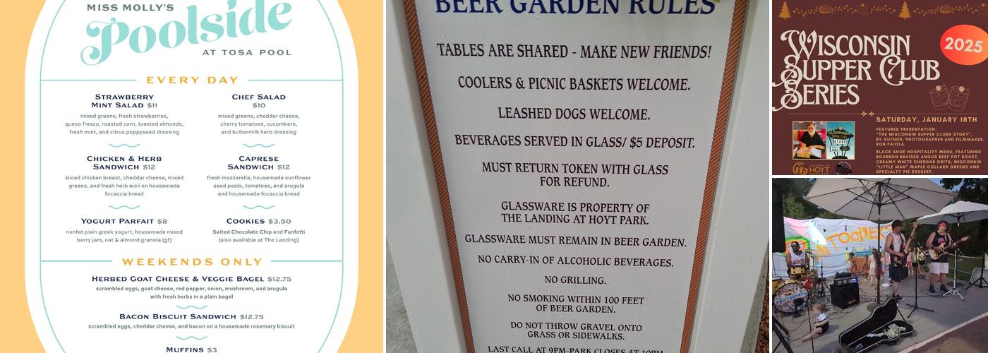 The Landing at Hoyt Park Menu