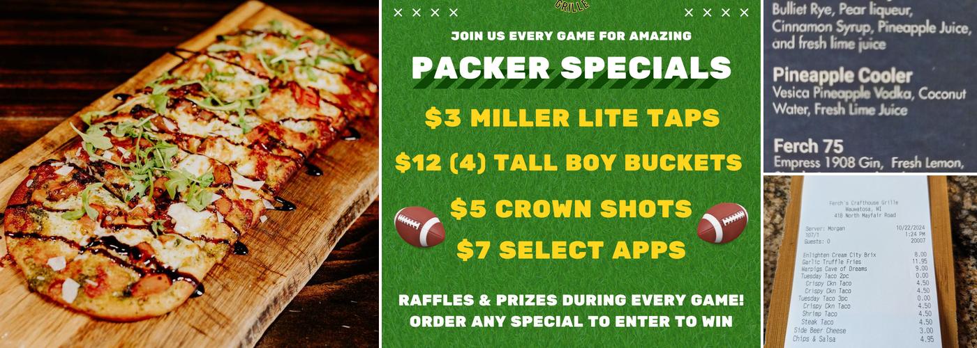 Ferch's Crafthouse Grille Menu