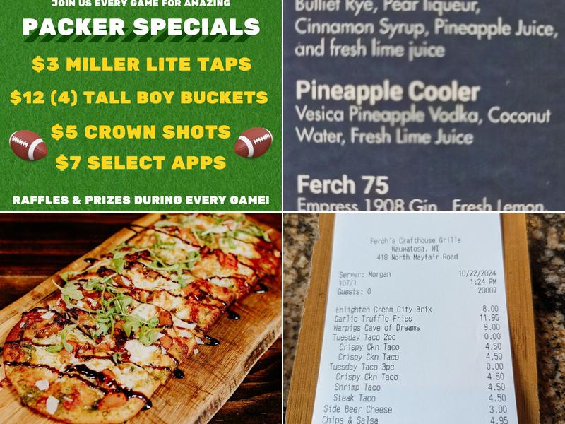 Ferch's Crafthouse Grille Menu