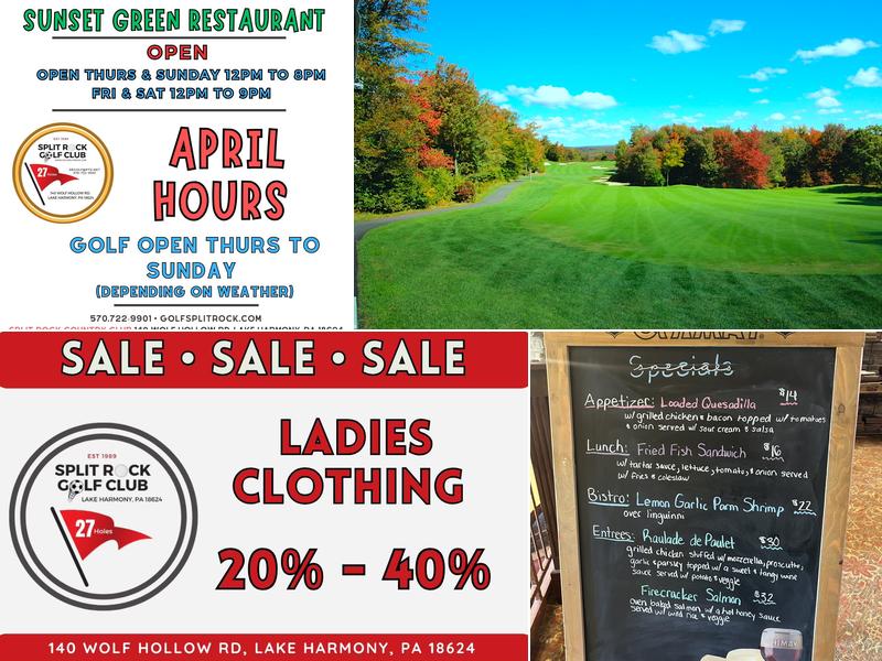 Split Rock Golf Course & Sunset Green Restaurant & Bar