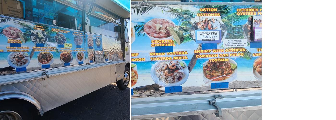 Mariscos Mazatlan Menu