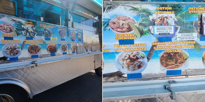Mariscos Mazatlan Menu