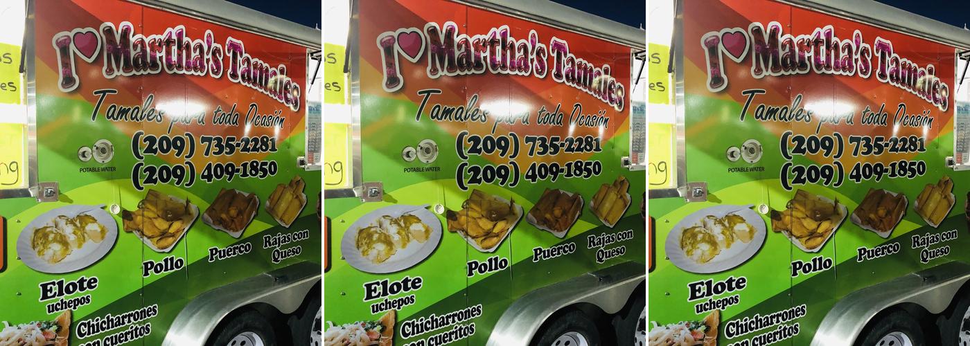 Marthas Tamales ( Traila Truck ) Menu