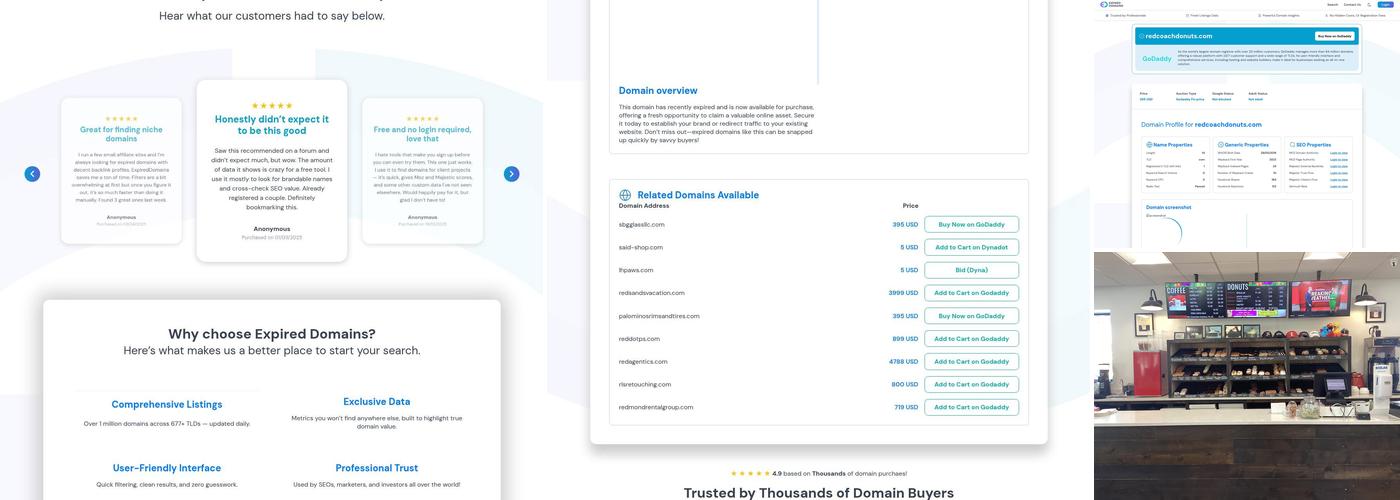 Red Coach Donuts Menu