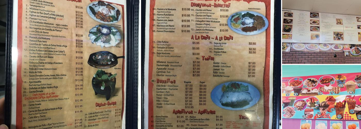 Molcajetes Apatzingan Menu