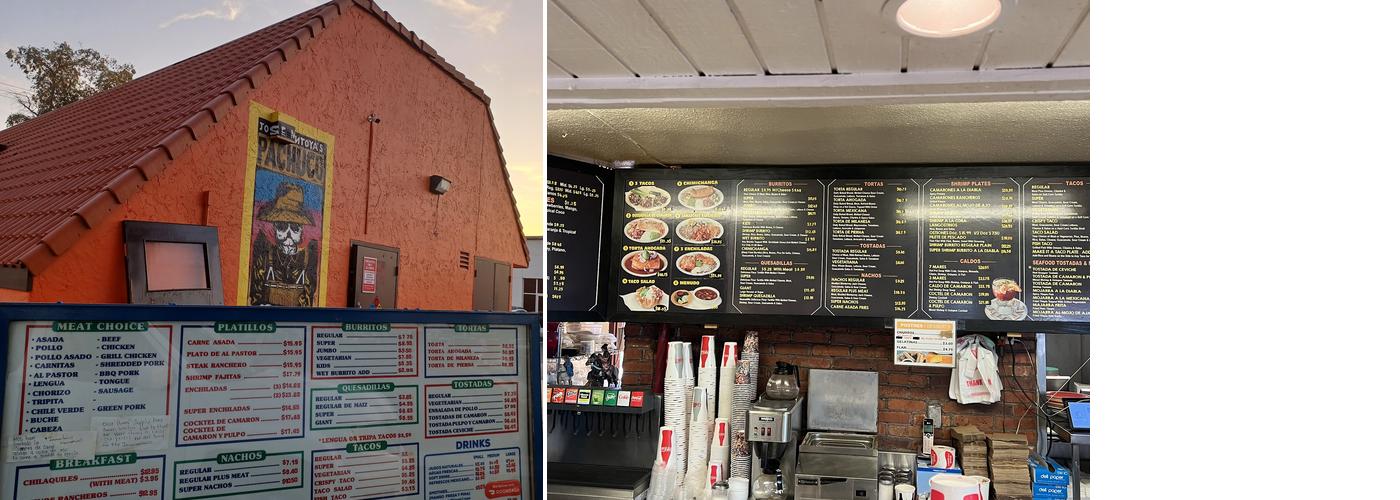 Los Inmortales Taqueria | Cocina Mexican Menu