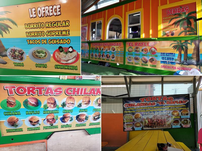 Tortas Chilangas El Rafles Menu