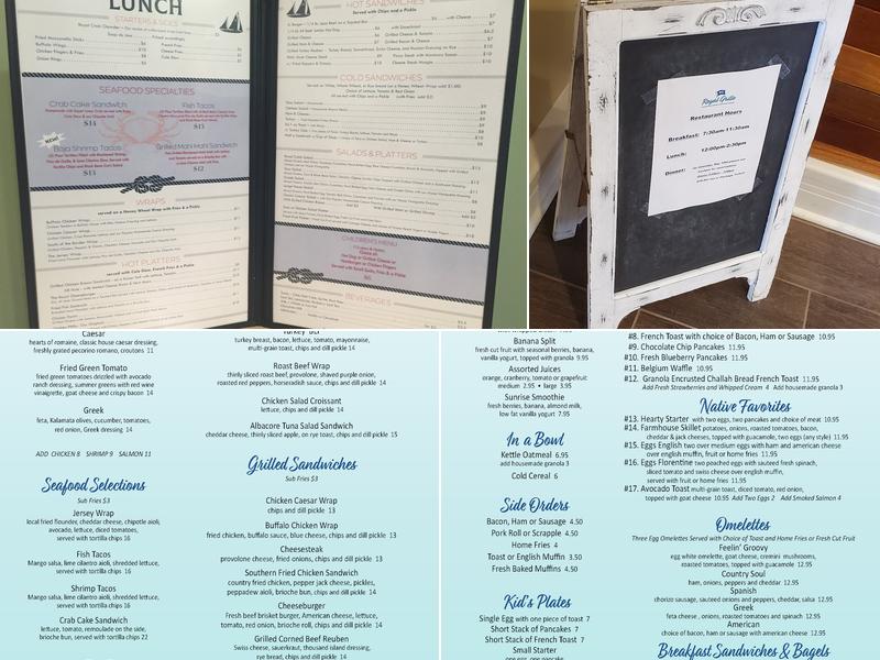 Royal Grille Menu