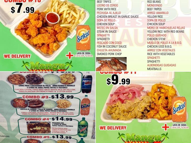 El Mangu Express Restaurant Menu