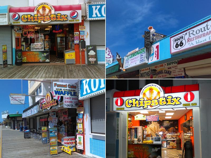 Chipstix , Funnel Cake , Fried Oreos