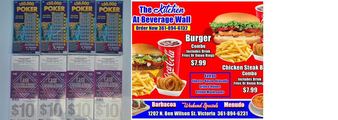 Beverage Wall #2 Menu