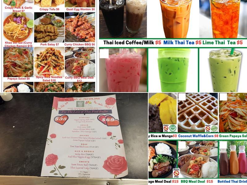 Dr.May's Thai Kitchen Menu