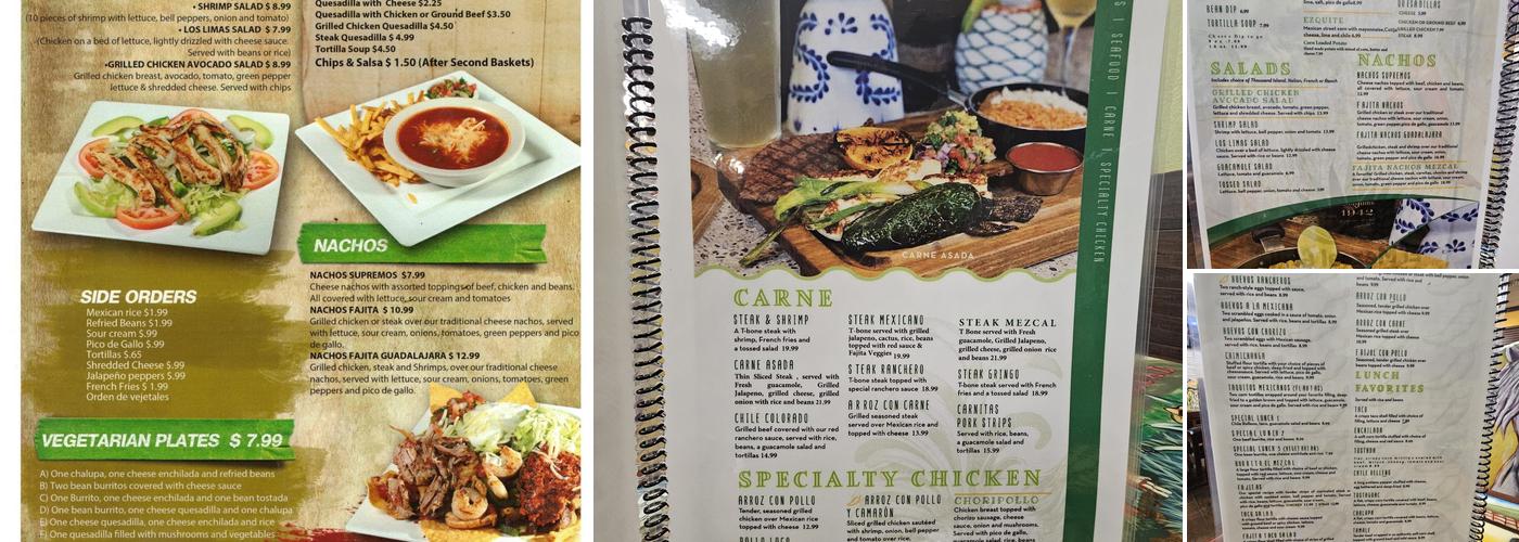 El Mezcal Grill Menu