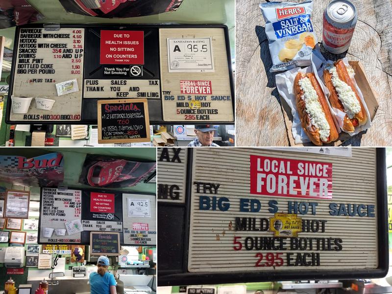 J S Pulliam Barbeque Menu