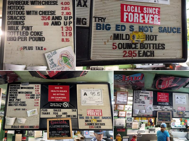 J S Pulliam Barbeque Menu