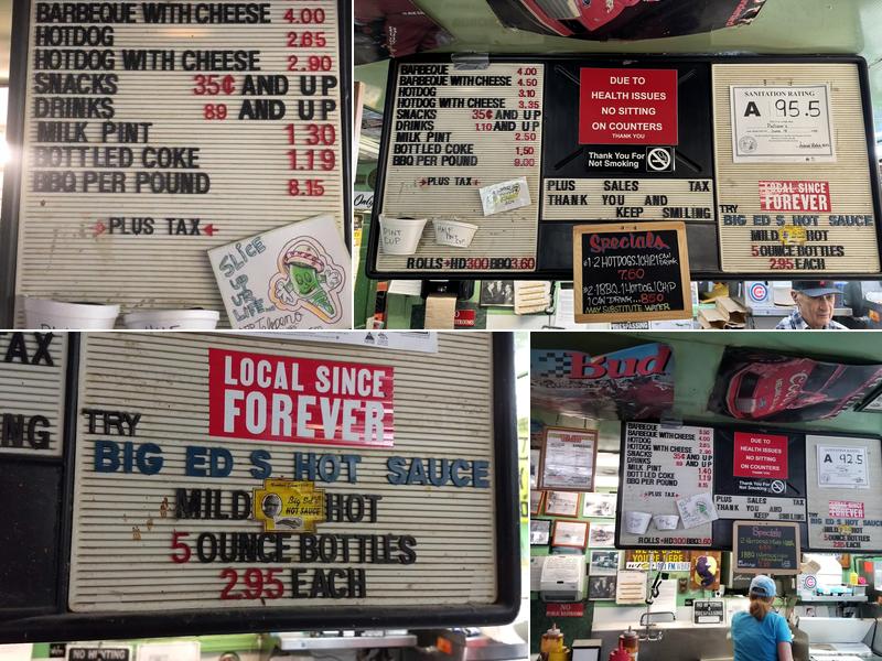 Pulliam hotdogs Menu
