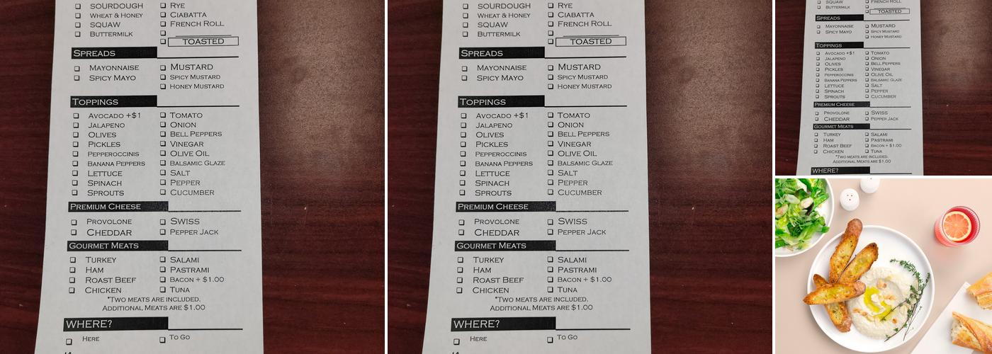 Old Town Baking Company Menu