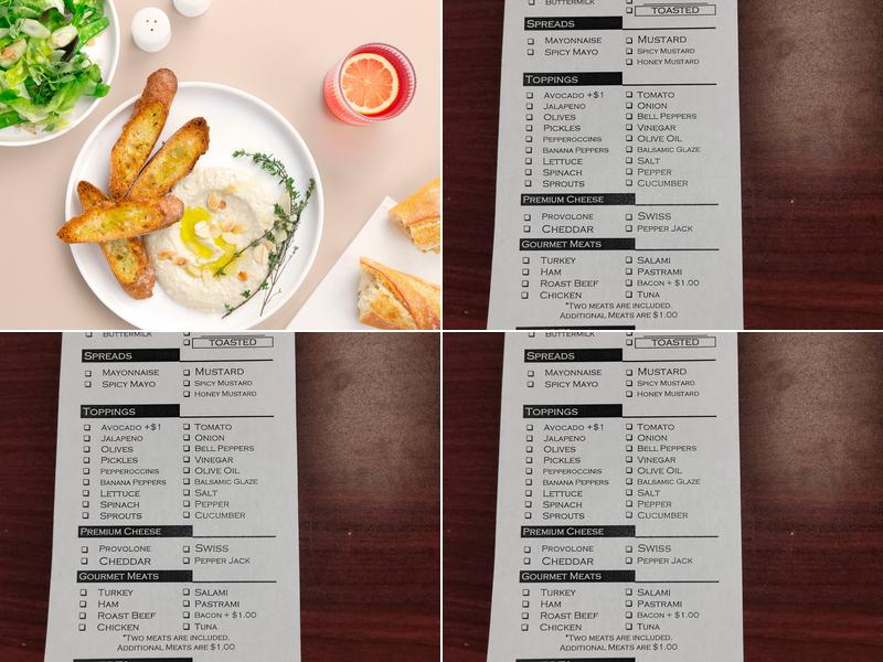 Old Town Baking Company Menu