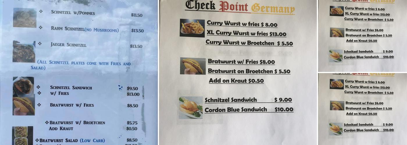 Check Point Germany Menu