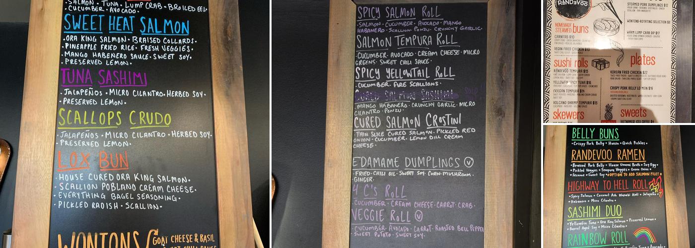 Randevoo Restaurant Menu