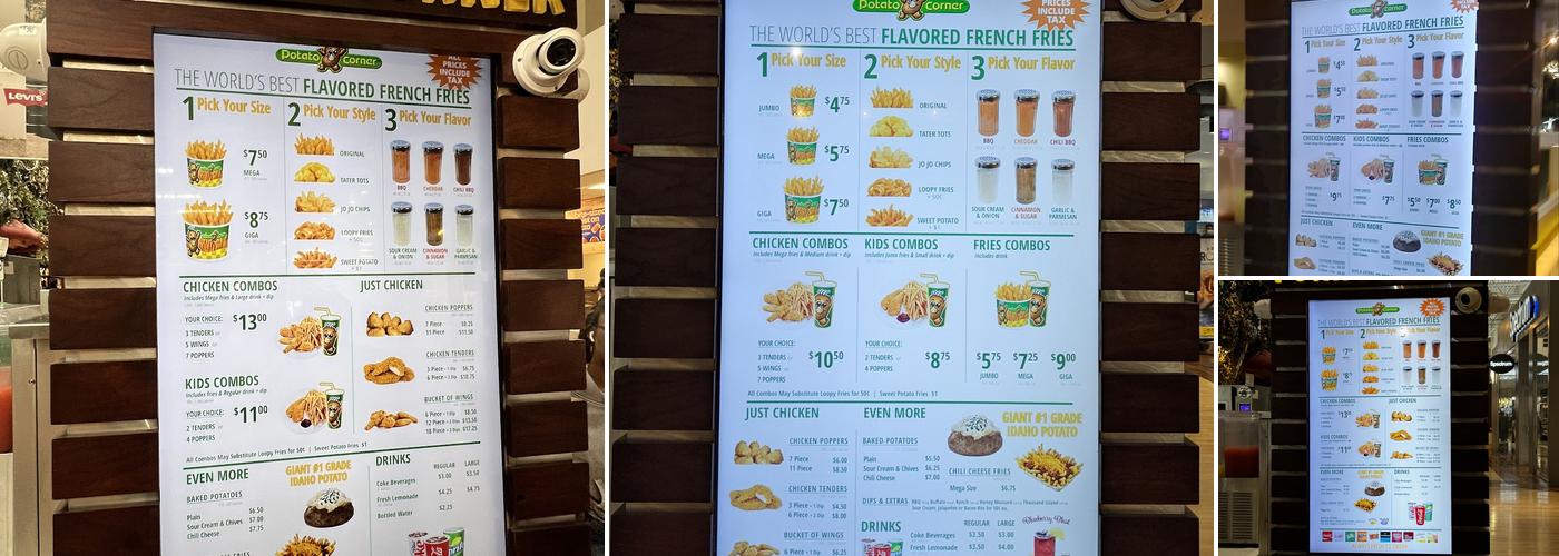 Potato Corner Menu