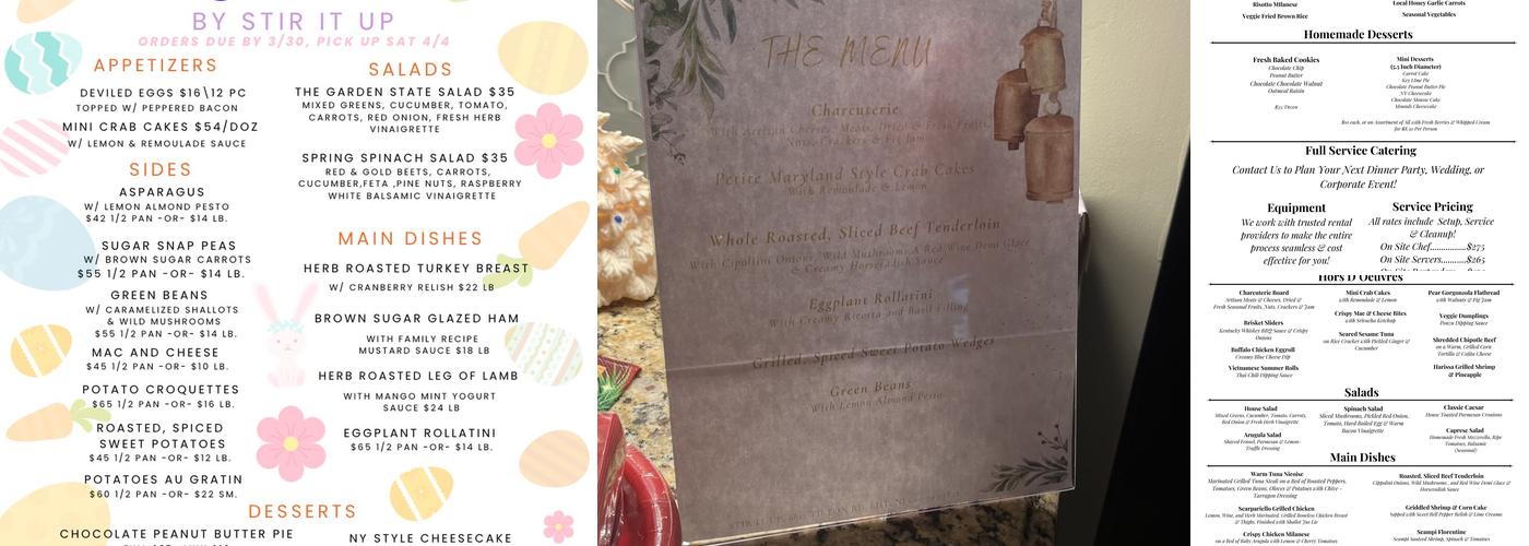 Stir It Up Menu