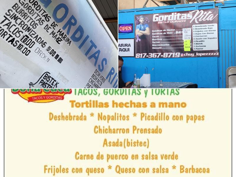 Gorditas Rita Menu