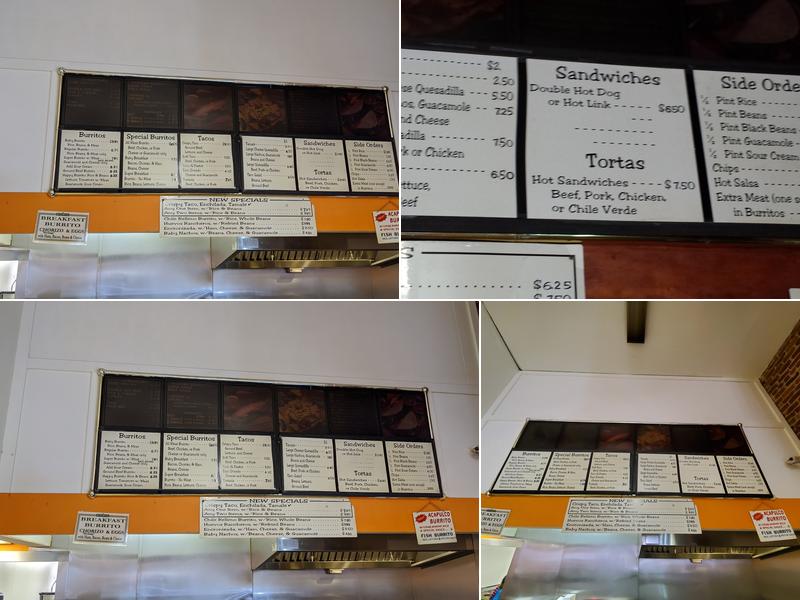 El Faro Restaurant Menu
