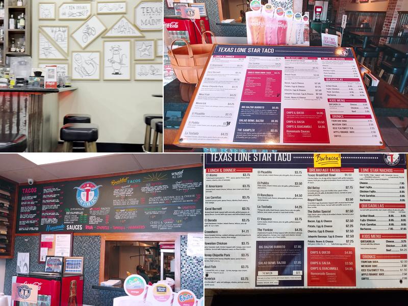 Lonestar Taco Menu