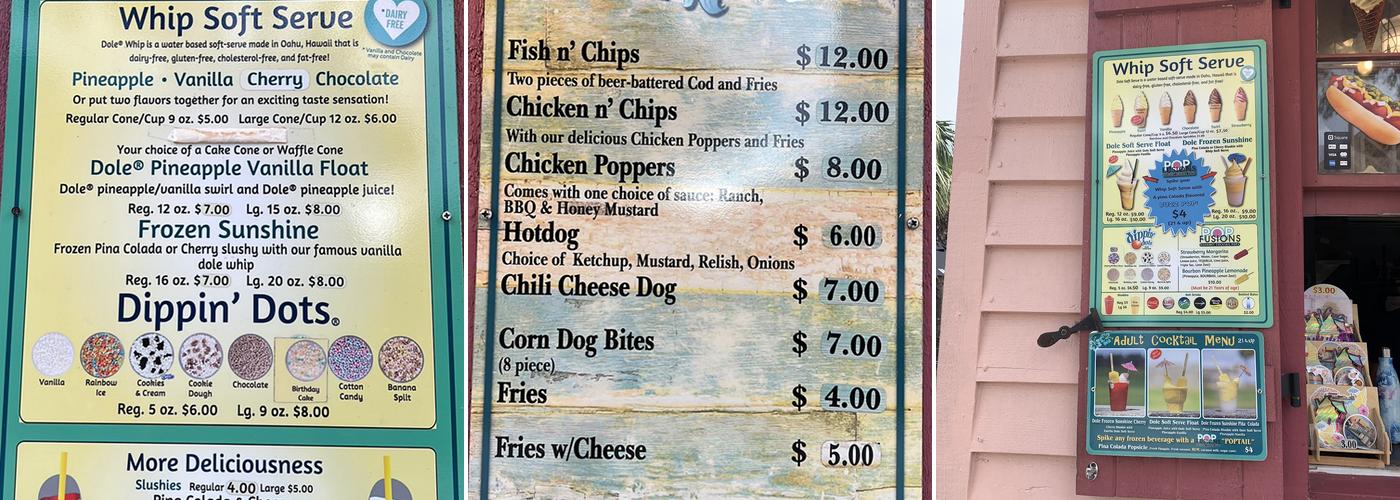 The Original Likit fish & chips Menu