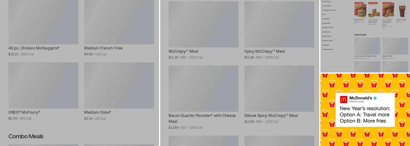McDonald's Menu