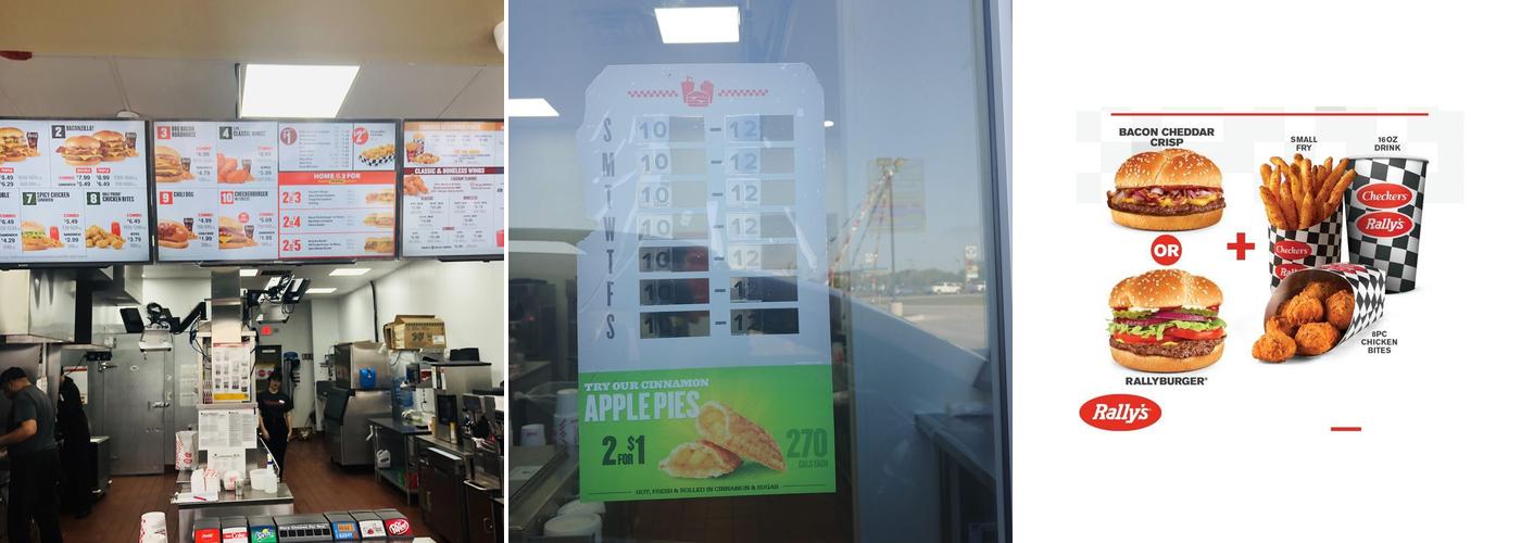 Checkers Menu