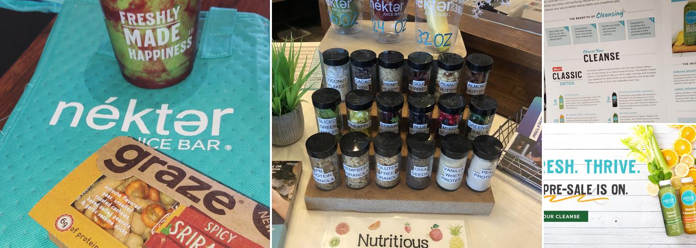 Nekter Juice Bar Menu